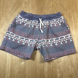 Chubbies Mens Winter Design Drawstring Sweat Shorts 5.5” Inseam Size Medium